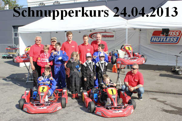 Bilder vom 1. Kartsport Schnupperkurs 2013