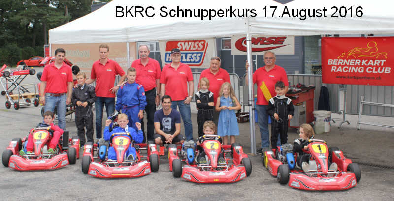 Bilder vom Schnupperkurs 27.08.2016