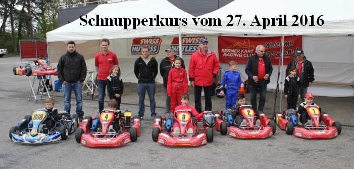 Bilder vom Schnupperkurs 27.04.2016