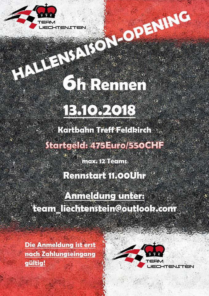 6h Rennen am 13.10.2018