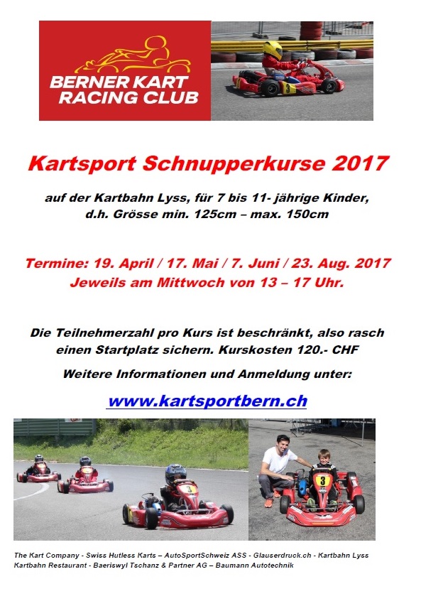 Plakat Schnupperkurs 2017